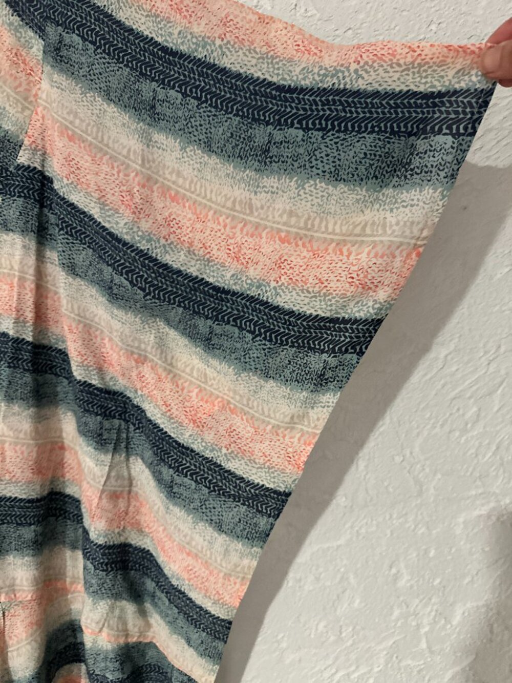 Vix Paula Hermanny Striped Caftan Beach Cover-Up Tunic S 100% Rayon View 5